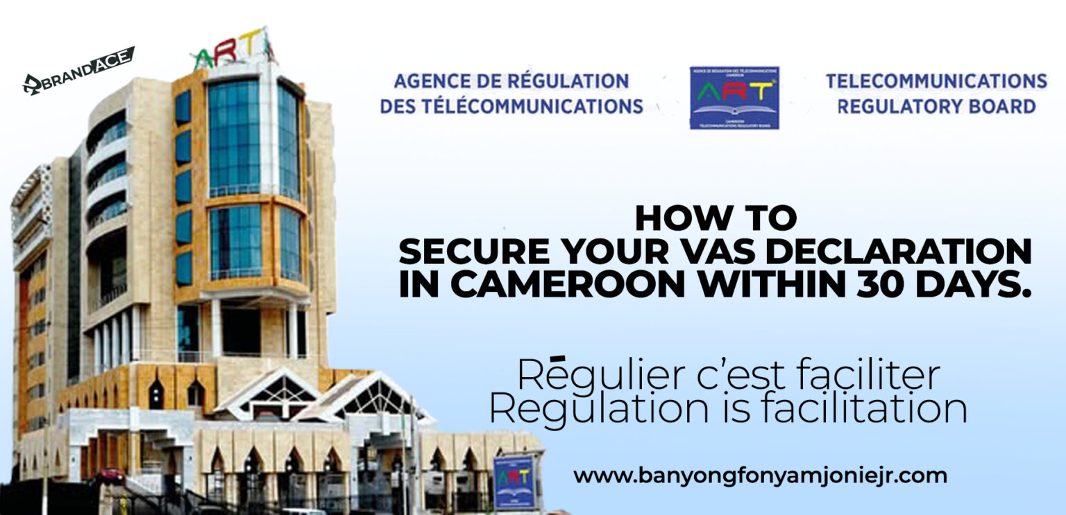 How to secure your VAS Declaration in Cameroon within 30 Days banyong fonyam jonie jr